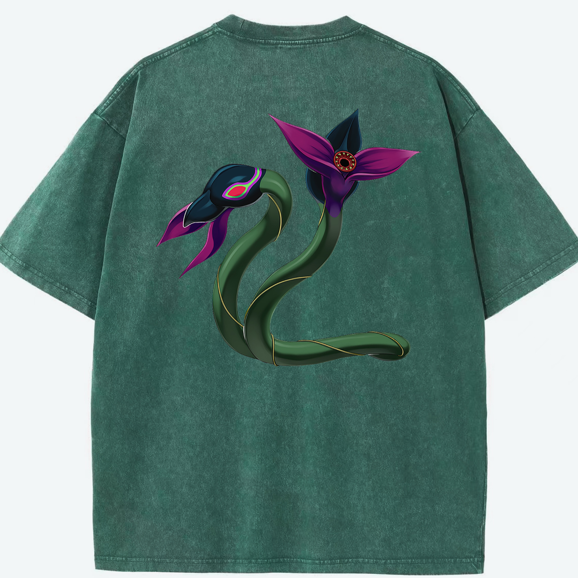 （画像用） 遊☆戯☆王 Yu-Gi-Oh! 綿100% ヴィンテージ風 半袖Tシャツ（背面プリント）